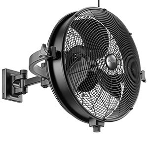 Honeywell Outdoor Wall Mount Oscillating Fan with Remote - 18 Inch