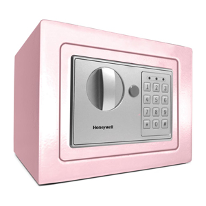 Honeywell Compact Steel Digital Security Box - Light Pink 0.15 cu. ft.