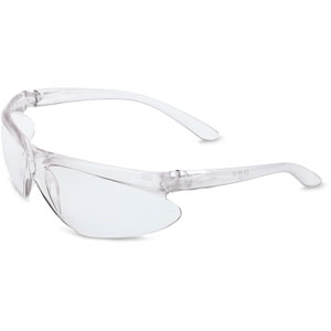 Uvex by Honeywell Clear Lens Safety Glasses with Anti-Scratch Hardcoat