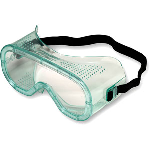 Uvex by Honeywell Impact Goggle with Transparent Green/Clear Lens