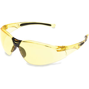 Uvex by Honeywell A802 Series Safety Eyewear with Amber Anti-Scratch Lens