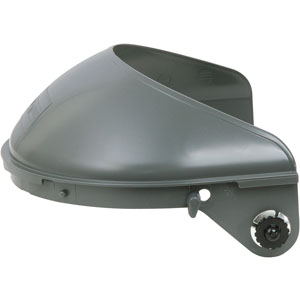 Fibre-Metal Face shield System for 4 inch Crown Hard Hats, Quick-Lok Mounting