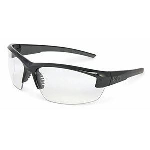 Honeywell Mercury Safety Eyewear with Black Frame, Clear Anti-Fog Lens