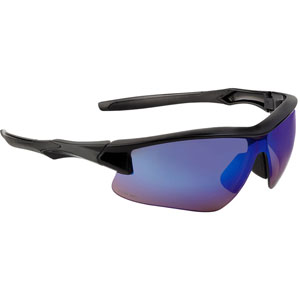 UVEX by Honeywell RWS-51088 Acadia Black Frame Blue Mirror Tint Hardcoat