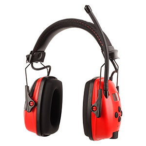 Honeywell RadioHearing protector Earmuff, with AUX input jack Red/B - RWS-53012