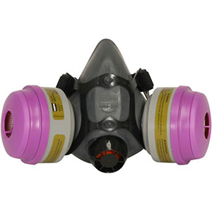 Honeywell Multi-Purpose Reusable Half Mask MC/P100 Respirator Pack, Large