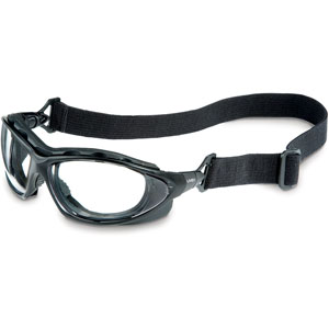 UVEX by Honeywell S0600X Seismic Black Safety Glasses/Clear Anti-Fog