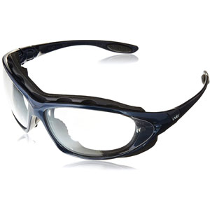 UVEX by Honeywell S0620X Seismic Black Safety Glasses With Clear Anti-Fog Lens