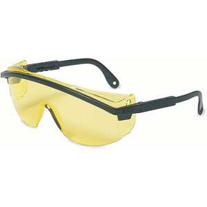 UVEX by Honeywell Astrospec 3000 Safety Glasses, Scratch-Resistant, Amber