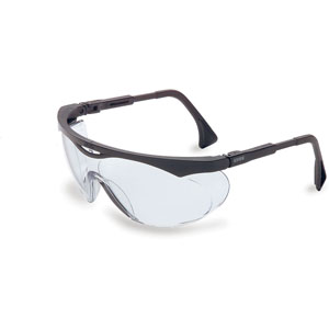 UVEX by Honeywell S1900X Skyper Safety Glasses/Clear Anti-Fog Lens, Black