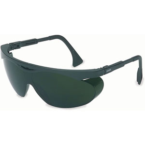 Uvex by Honeywell Skyper Black Safety Glasses with Shade 5.0 Anti-Scratch Lens