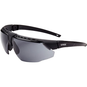 UVEX by Honeywell S2851HS Avatar Safety Glasses, Black/Gray