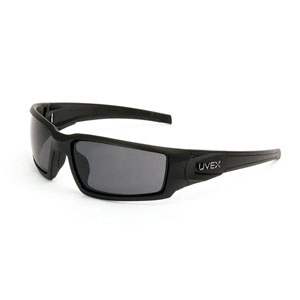 UVEX by Honeywell S2941XP Hypershock Safety Glasses, Black/Gray