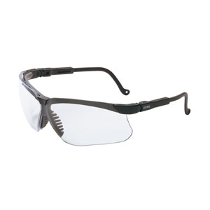 UVEX by Honeywell S3764 Genesis 3 Diopter Safety Glasses, Black/Clear