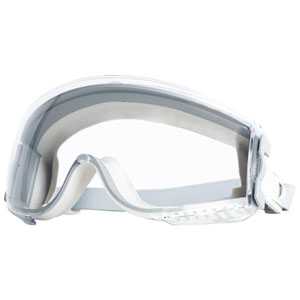 Uvex Stealth Safety Goggles, Gray with Clear HydroShield Anti-Fog Lens