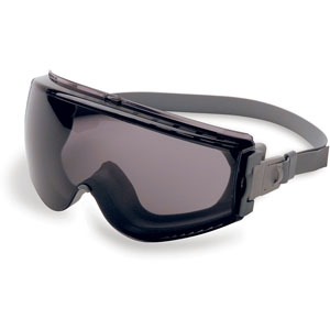 Uvex Stealth Safety Goggles, Gray with Tinted Grey HydroShield Anti-Fog Lens