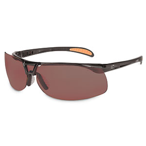 Uvex Protege Metallic Black Safety Glasses with SCT-Gray UV Extreme Lens