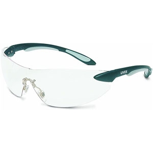 UVEX by Honeywell S4400X Ignite Safety Glasses, Black/Clear