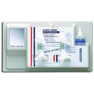 Uvex Clear Permanent Lens Cleaning Station