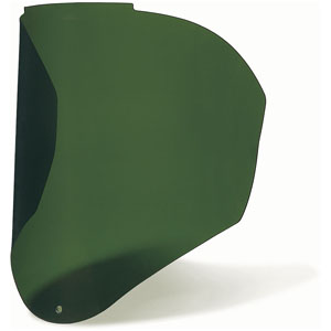 Uvex by Honeywell Bionic Green Shade 3 Polycarbonate Faceshield