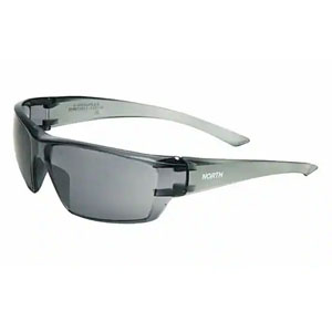North by Honeywell Conspire Safety Eyewear with Silver Mirror Anti-Scratch Lens