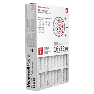 Honeywell Home CF100A1009 4-Inch High Efficiency Air Cleaning Filter 16x25x4.5