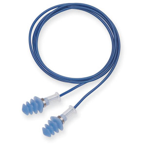 Howard Leight Fusion Tapered TPE Steel Detectable Corded Earplugs, 1000 Pairs
