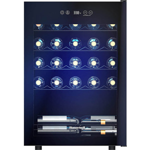 Honeywell 24 Bottle Wine Cooler Refrigerator with Digital Thermostat, Black - H24WCB
