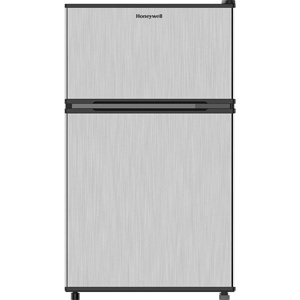 Honeywell 3.1 cu. ft. Mini Fridge with Freezer, Stainless Steel