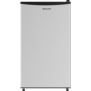 Honeywell 3.3 Cu Ft Mini Fridge with Freezer, Stainless Steel - H33MRS