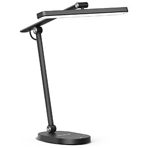 Honeywell H4 Intelligent Eye Protection Desk Lamp, Adjustable Arm, Black
