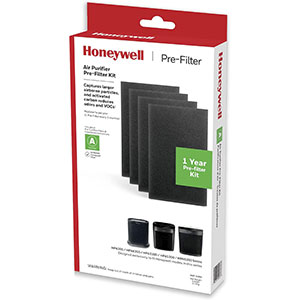 Honeywell HRF-A300 Pre-Cut Carbon Pre-Filter For HPA300 Series Air Purifiers - 4 Pack (Filter A)