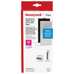 Honeywell Dual Action HEPA-Type Air Purifier Replacement Filter U, HRF201B