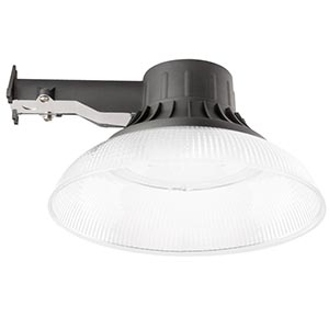 Honeywell LED Utility Barn Light With Shade, 5000 Lumen, Slate Gray