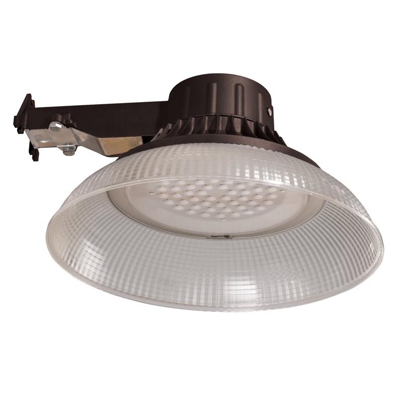 Honeywell LED Utility Barn Light with Shade, 5000 Lumen, Remington Bronze