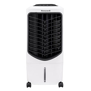 Honeywell TC09PEU Compact Evaporative Air Cooler and Humidifier, 200 CFM (White)