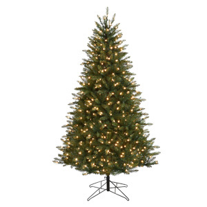 Honeywell 7 ft. Eagle Peak Pine Pre-Lit Artificial Christmas Tree - W14L0686