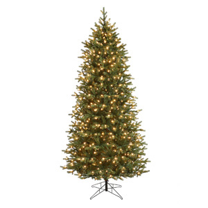 Honeywell 7.5 ft. Churchill Pine Slim Artificial Christmas Tree - W14L0689