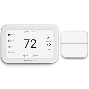 Honeywell Home X8S Smart Thermostat with Room Sensor, White